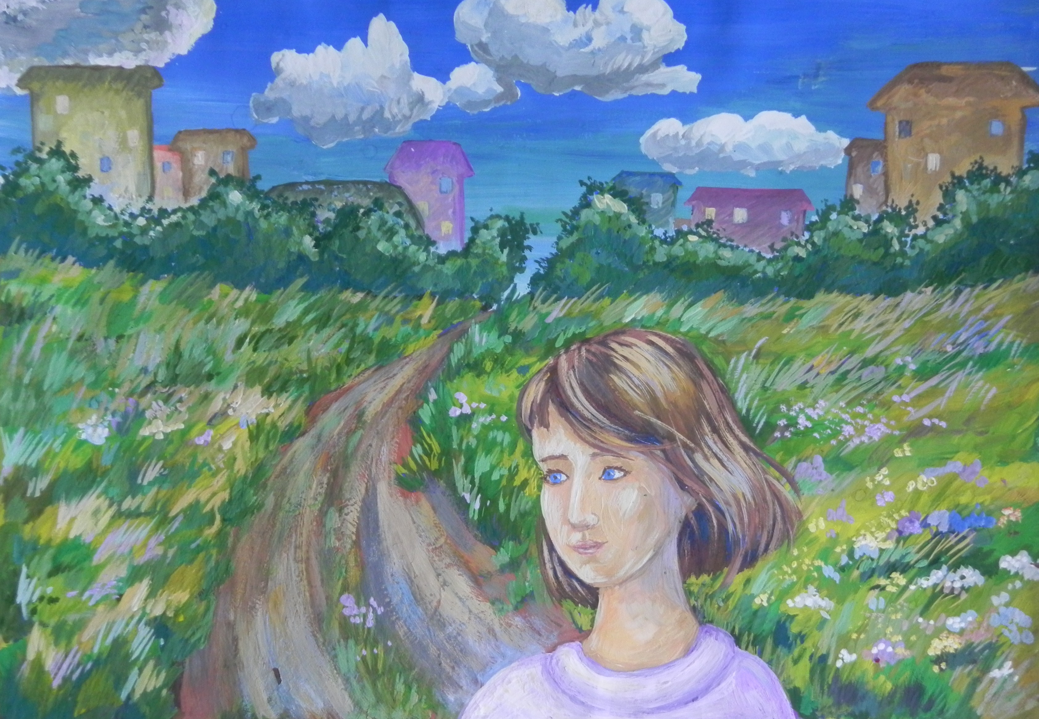 Иванова Елена, 13л., «Моя подруга», преп. Тезикова Н. Н.